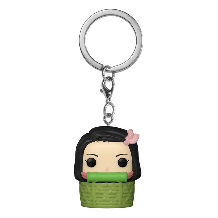 Funko Pocket Pop Keychain Demon Slayer Nezuko in Basket