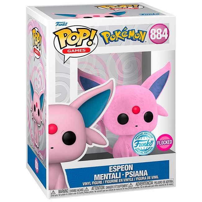Funko Pop Pokémon Espeon Special Edition (Flocked) #884