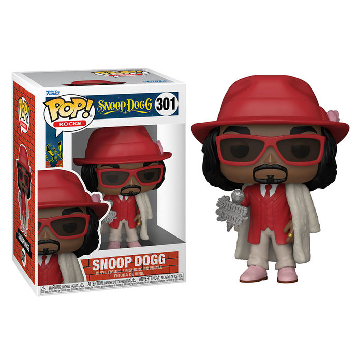 Funko Pop Rocks Snoop Dogg in Fur Coat
