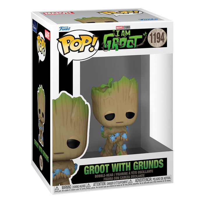 Funko Pop Marvel I Am Groot - Groot with Grunds