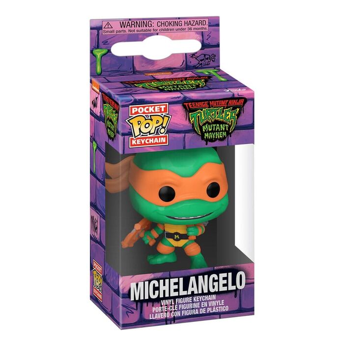 Funko Pocket Pop Keychain Teenage Mutant Ninja Turtles Mutant Mayhem Michelangelo