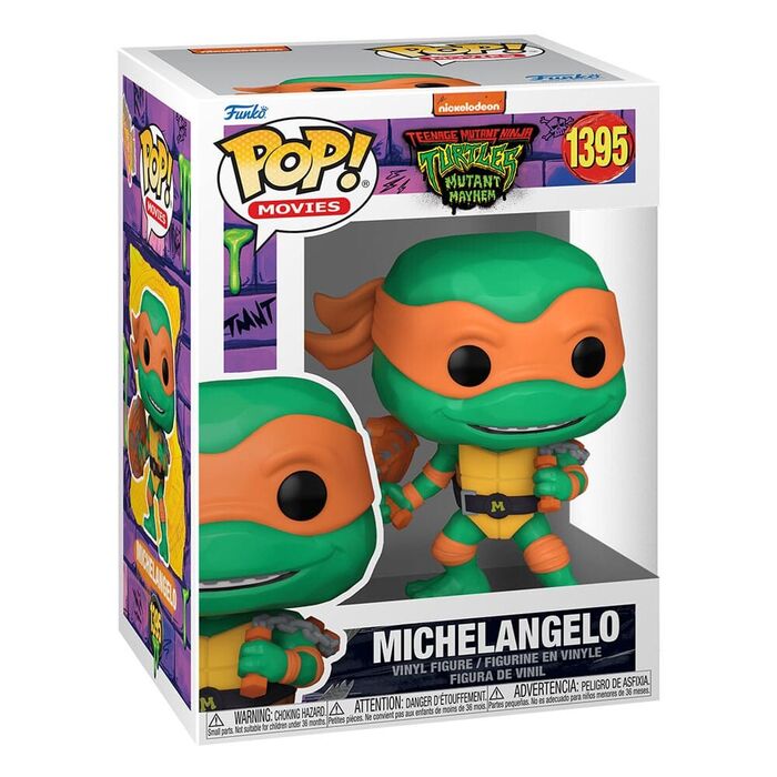 Funko Pop Teenage Mutant Ninja Turtles Mutant Mayhem Michelangelo #1395