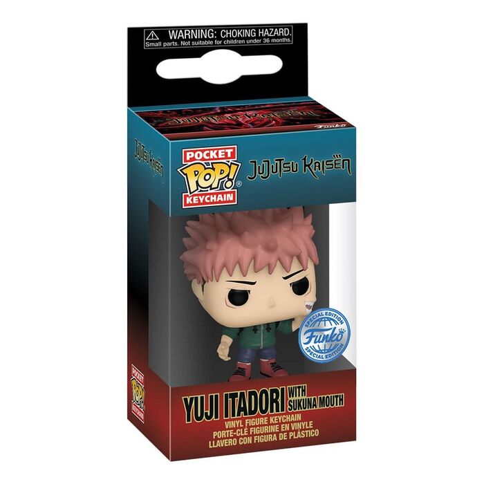 Funko Pocket Pop Jujutsu Kaisen Yuji Itadori with Sukuna Mouth Special Edition