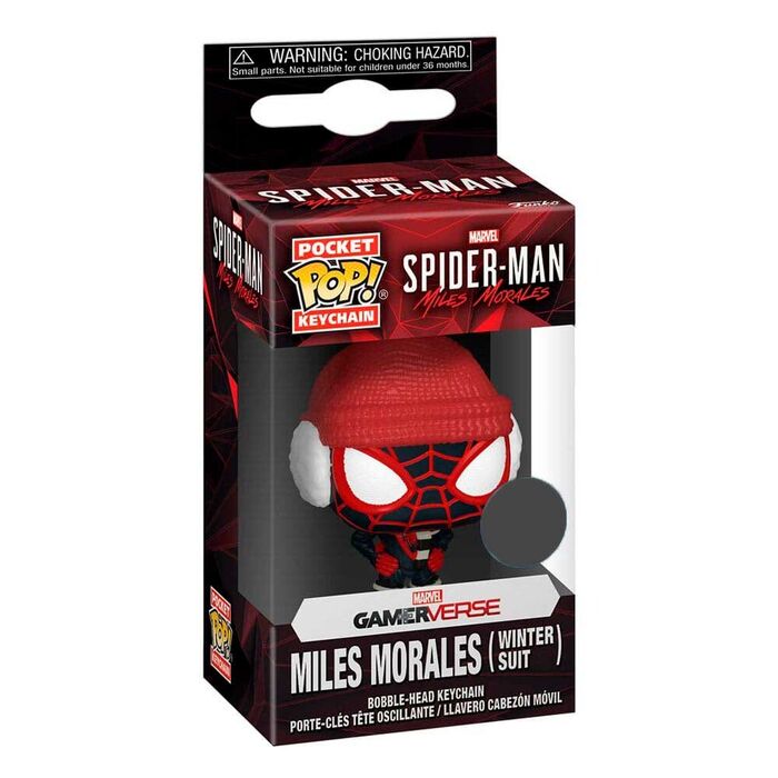 Funko Pocket Pop Keychain Marvel Miles Morales Winter Miles Special Edition