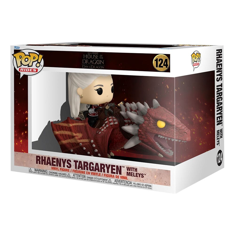 Funko Pop Rides House of the Dragon Rhaenys Targaryen with Meleys #124 0