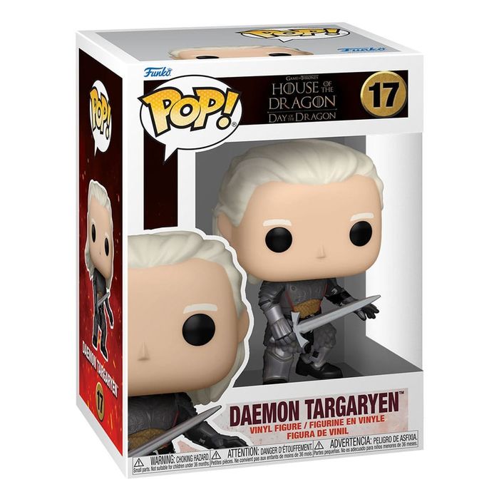 Funko Pop House of the Dragon Daemon Targaryen with Dark Sister #17