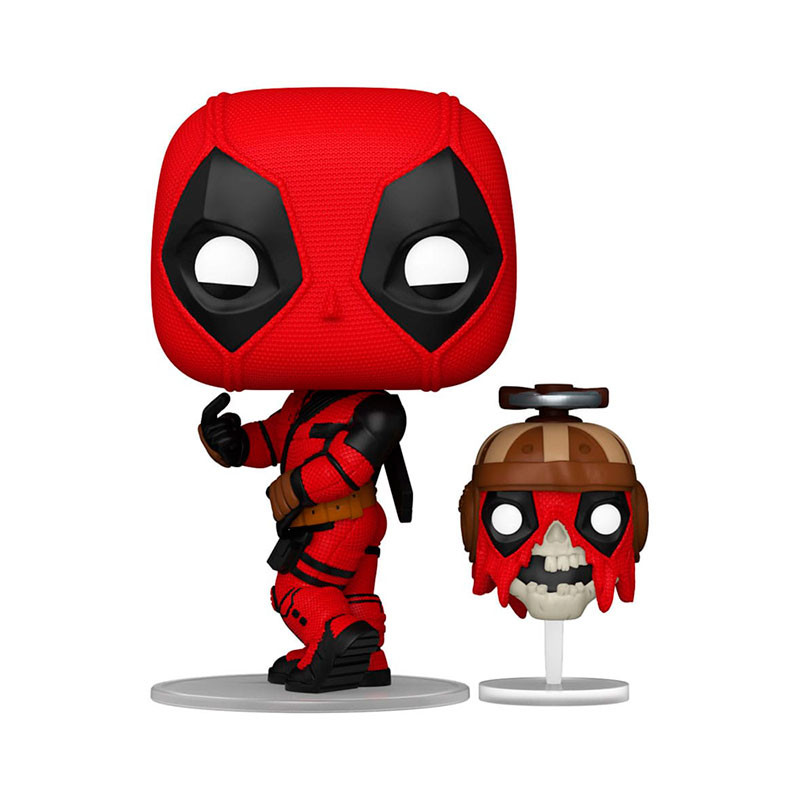 Funko Pop Marvel Deadpool & Wolverine - Deadpool with Headpool #1400 1
