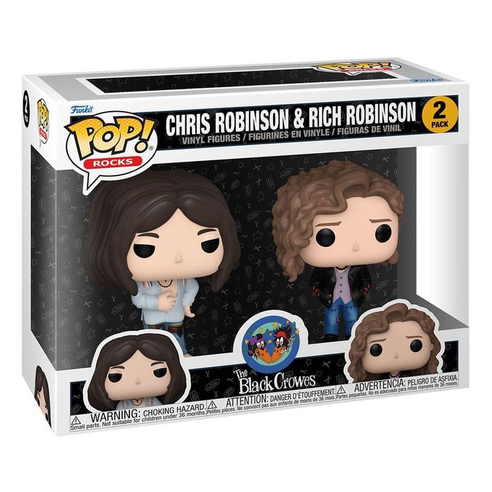 Funko Pop Rocks Black Crowes Chris Robinson & Rich Robinson 2-Pack (caixa com dano)