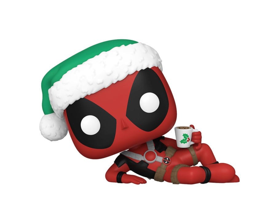 Funko Pop Marvel Holiday Deadpool with Hot Cocoa #1345 1
