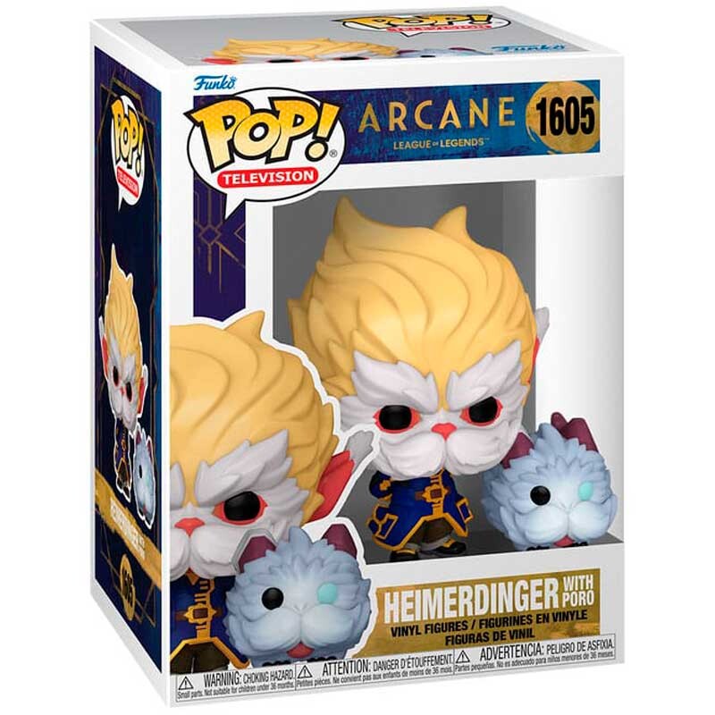 Funko Pop Arcane League of Legends Heimerdinger with Poro #1605 0