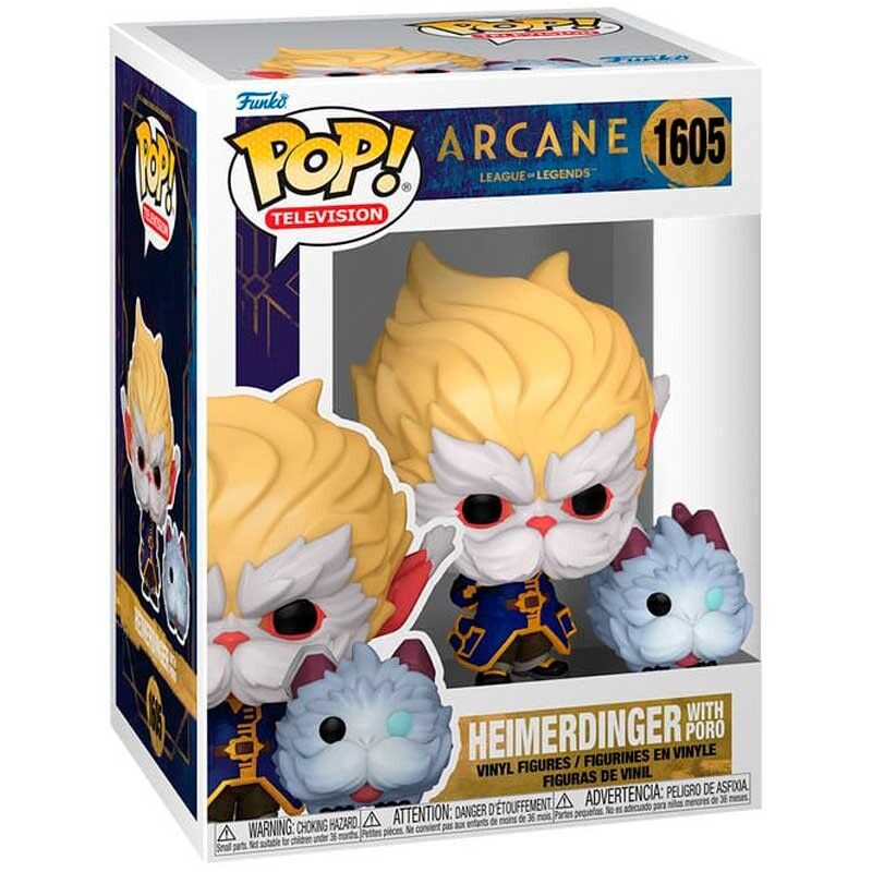 Funko Pop Arcane League of Legends Heimerdinger with Poro #1605