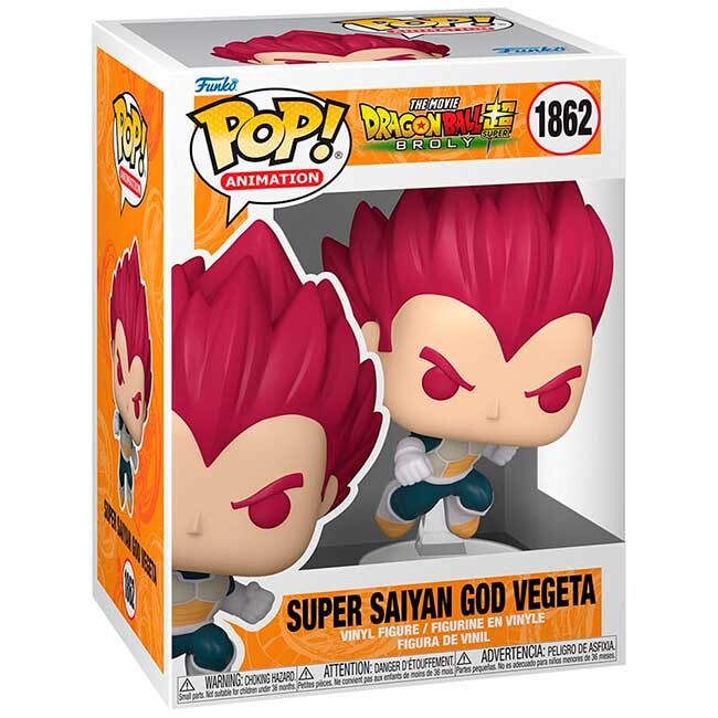 Funko Pop Dragon Ball Super Broly The Movie Super Saiyan God Vegeta #1862 0