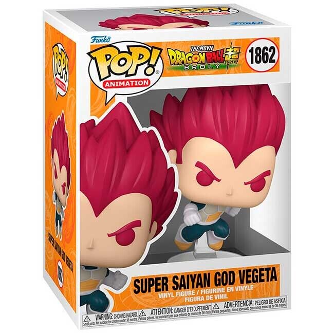 Funko Pop Dragon Ball Super Broly The Movie Super Saiyan God Vegeta #1862