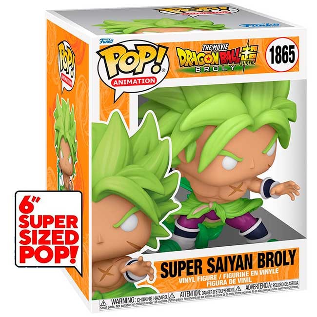 Funko Pop Dragon Ball Super Broly The Movie Super Saiyan Broly Super Sized Pop 6" #1865 0