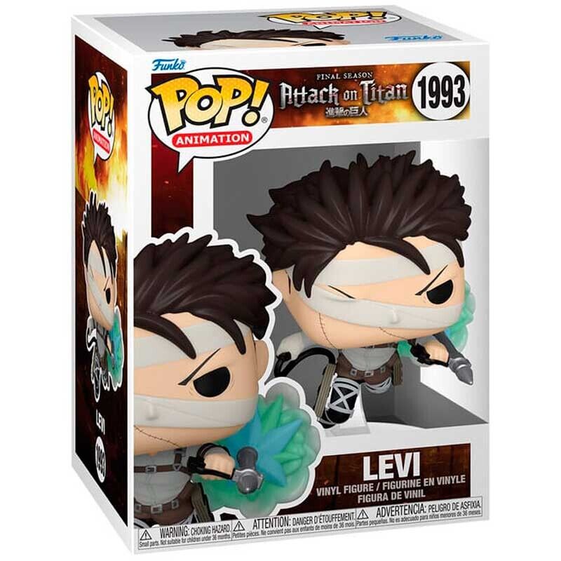 Funko Pop Attack On Titan Levi with Bandages #1993