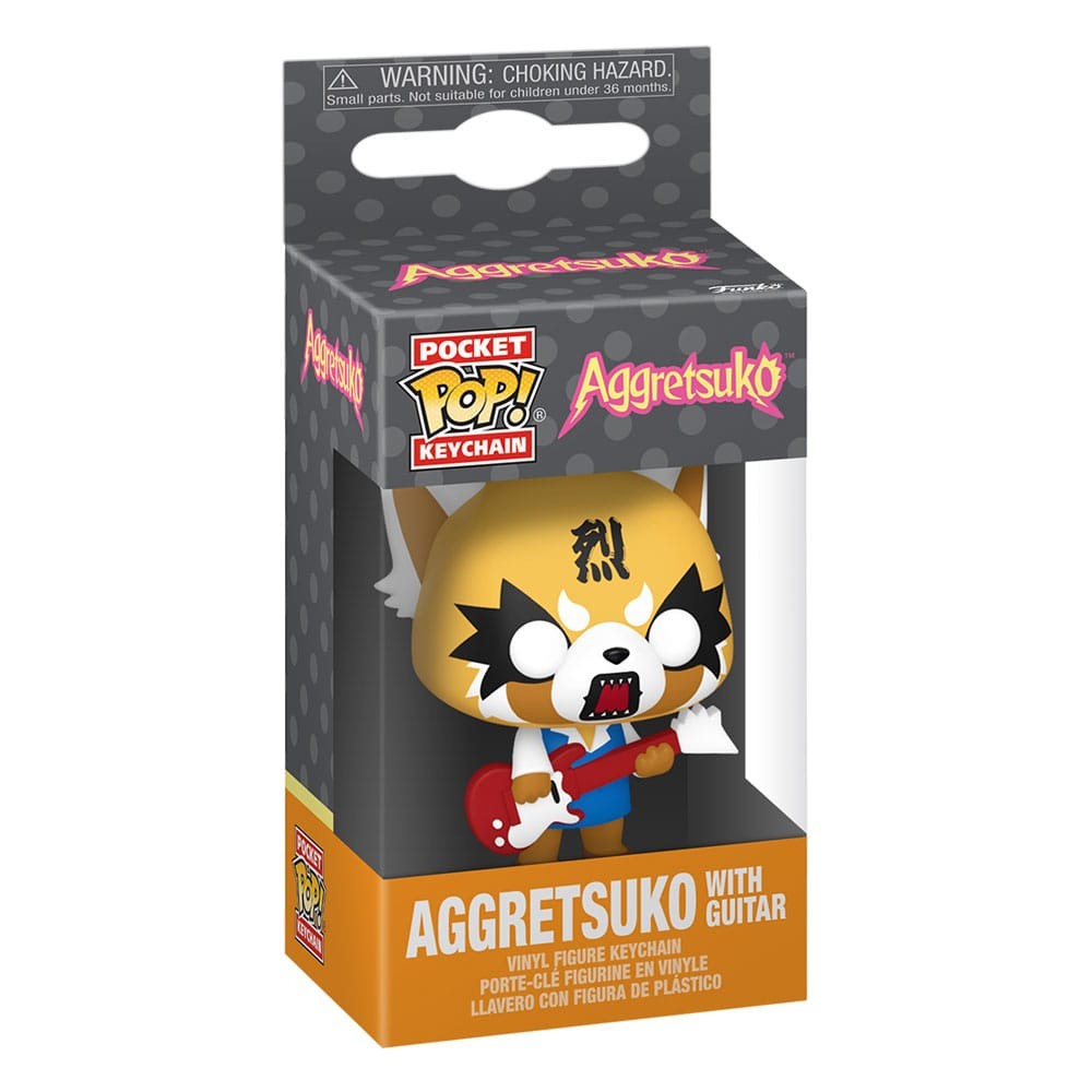 Funko Pocket Pop Keychain Aggretsuko - Aggretsuko with Guitar 0