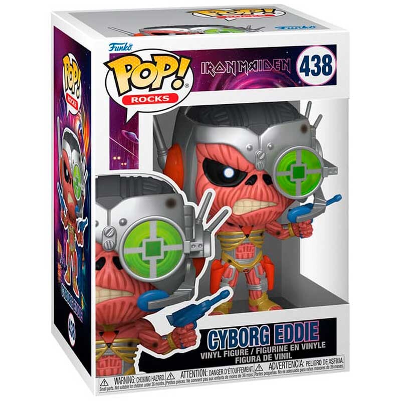 Funko Pop Iron Maiden Cyborg Eddie #438 0