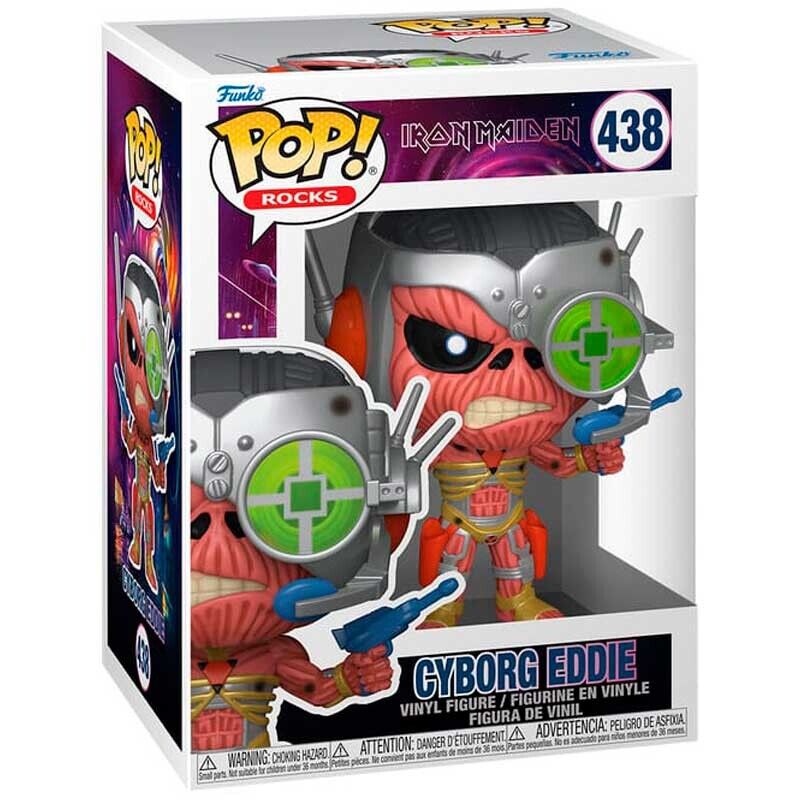 Funko Pop Iron Maiden Cyborg Eddie #438