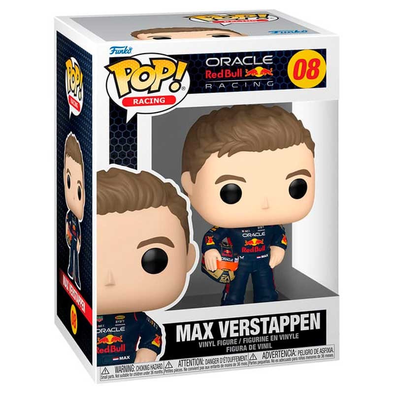 Funko Pop Racing Formula 1 Max Verstappen with Helmet #08 0