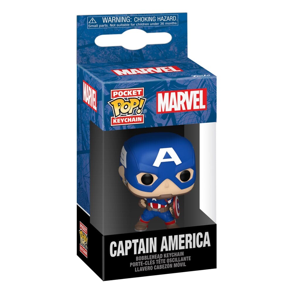 Funko Pocket Pop Keychain Marvel New Classics Captain America 0