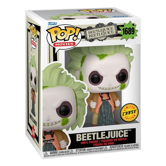 Funko Pop Beetlejuice 2 - Beetlejuice in Cardigan #1689 (CHASE)