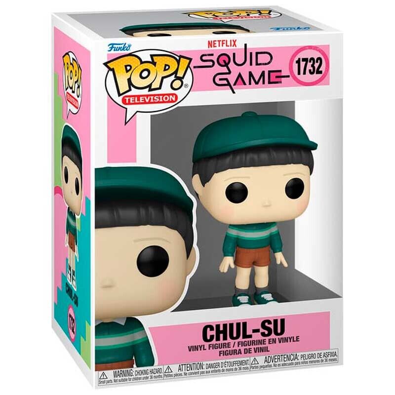 Funko Pop Squid Game Chul-Su #1732 (caixa com dano)