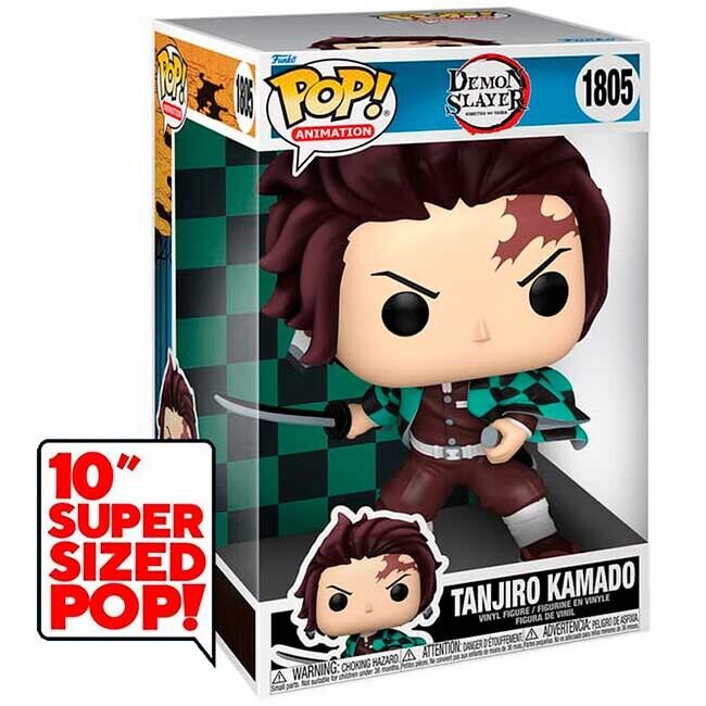 Funko Pop Demon Slayer Tanjiro Kamado Jumbo Sized Pop 10" #1805