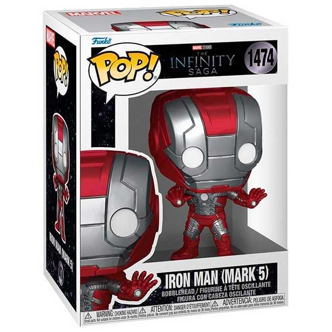 Funko Pop Marvel Avengers Infinity Saga Iron Man (Mark 5) #1474