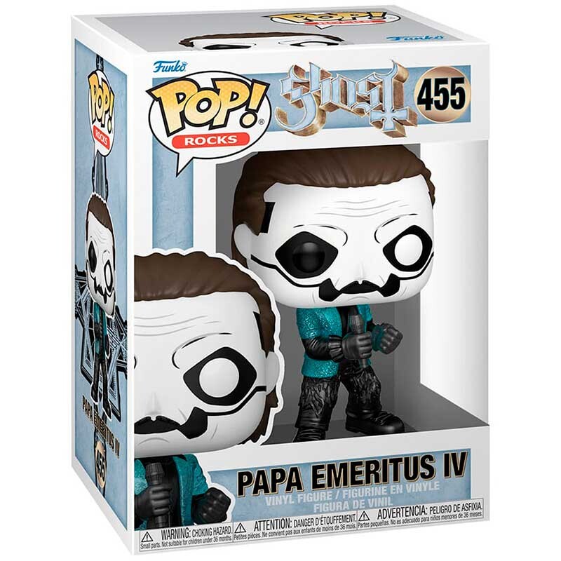 Funko Pop Rocks Ghost Papa Emeritus IV (Glitter Blue Jacket) #455  0