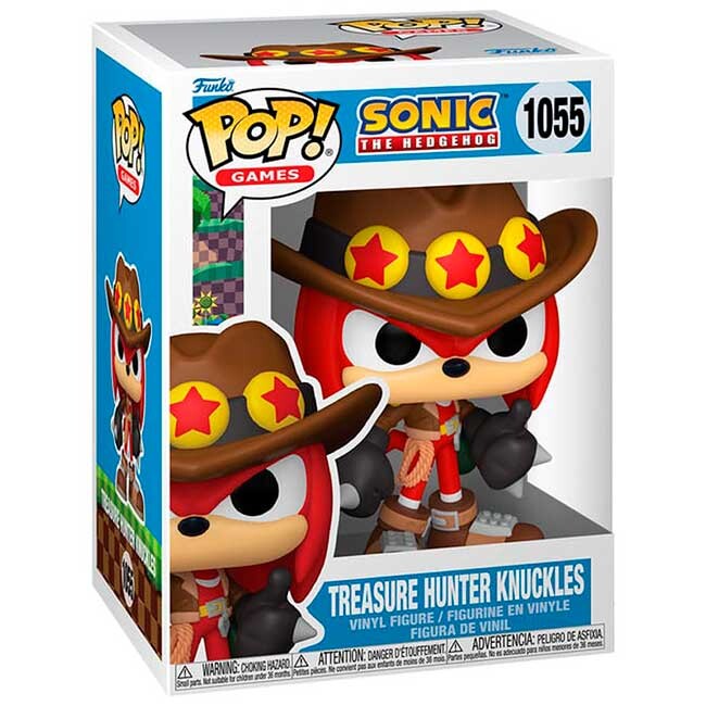 Funko Pop Games Sonic The Hedgehog Treasure Hunter Knuckles #1055 0