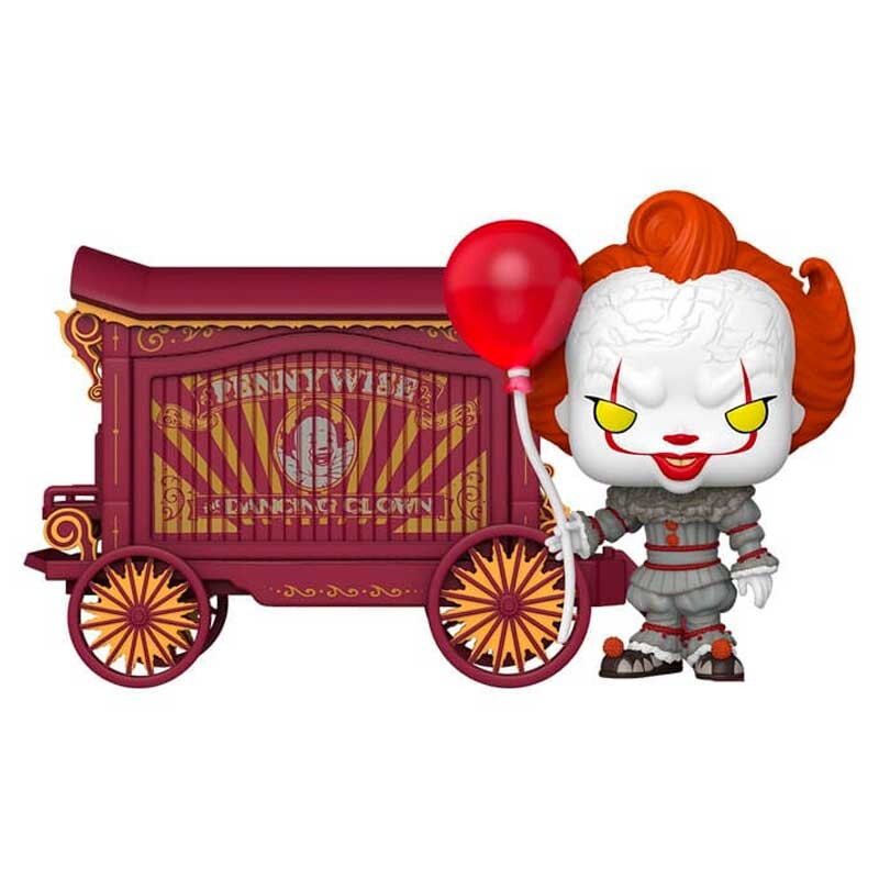 Funko Pop Town It Welcome to Derry Pennywise & Wagon #49 1