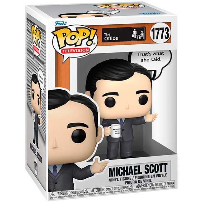 Funko Pop The Office Michael Scott with “That’s What She Said” Speech Bubble #1773