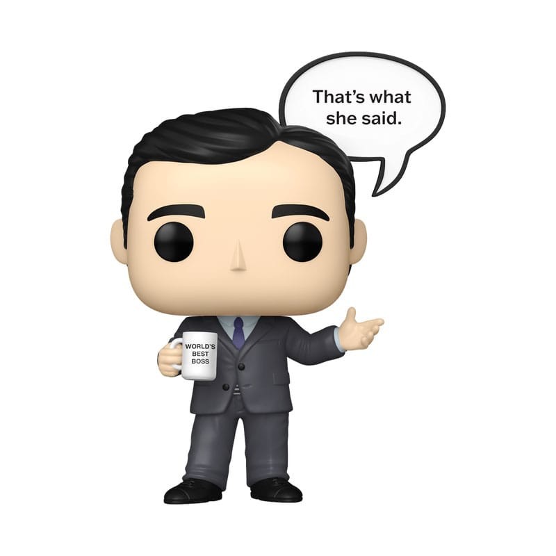 Funko Pop The Office Michael Scott with “That’s What She Said” Speech Bubble #1773 1