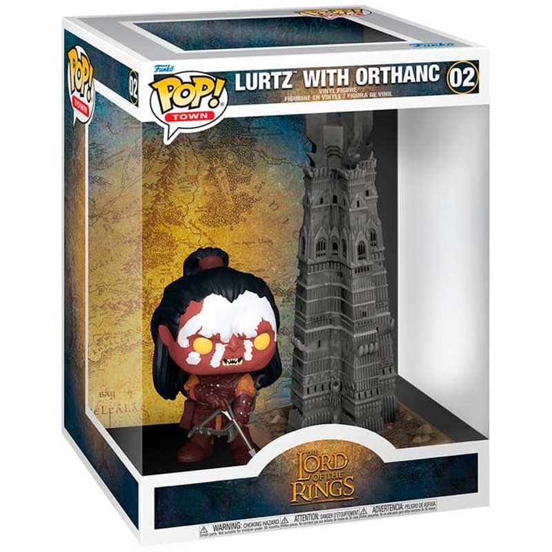 Funko Pop Town The Lord of the Rings Lurtz with Orthanc #02 0