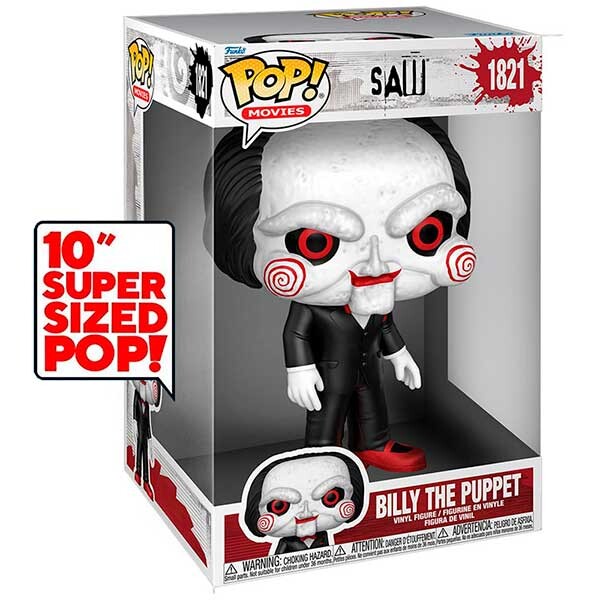 Funko Pop Saw Billy the Puppet Super Sized Pop 10" #1821 0