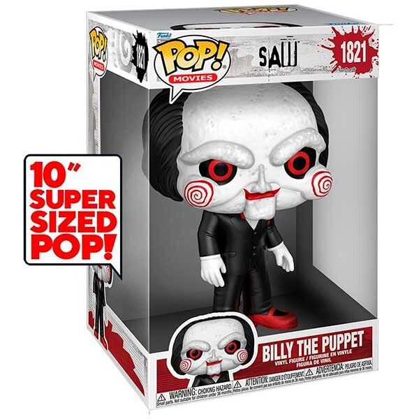 Funko Pop Saw Billy the Puppet Super Sized Pop 10" #1821