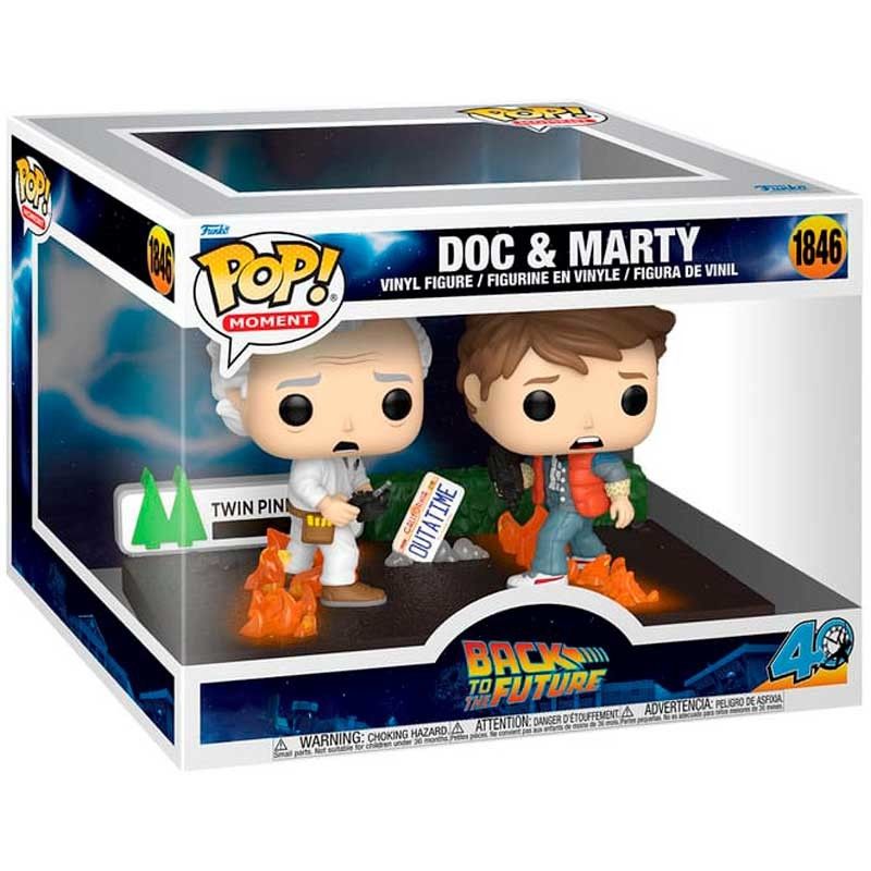 Funko Pop Moment Back to the Future Doc & Marty #1846