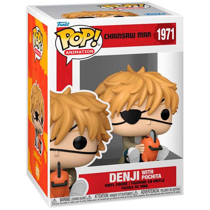 Funko Pop Chainsaw Man Denji with Pochita #1971 0
