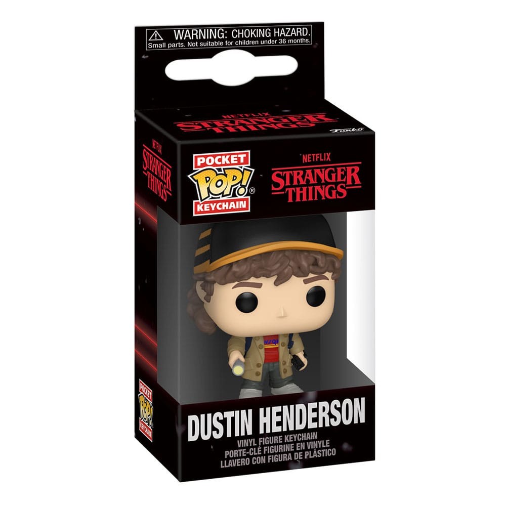 Funko Pocket Pop Keychain Stranger Things S5 Dustin Henderson 0