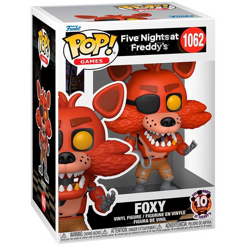 Funko Pop Five Nights At Freddy's 10th Anniversary Foxy The Pirate #1062 0