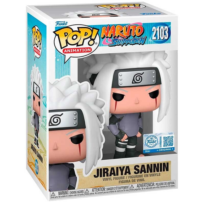 Funko Pop Naruto Shippuden Jiraiya Sannin Special Edition #2103 (caixa com dano) 0