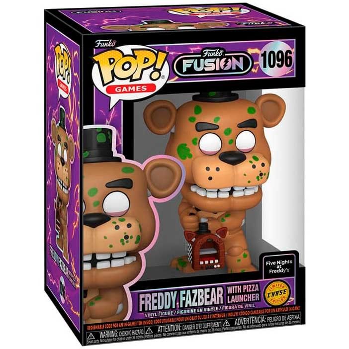 Funko Pop Fusion Five Nights at Freddy's Freddy Fazbear with Pizza Launcher #1096 (CHASE)