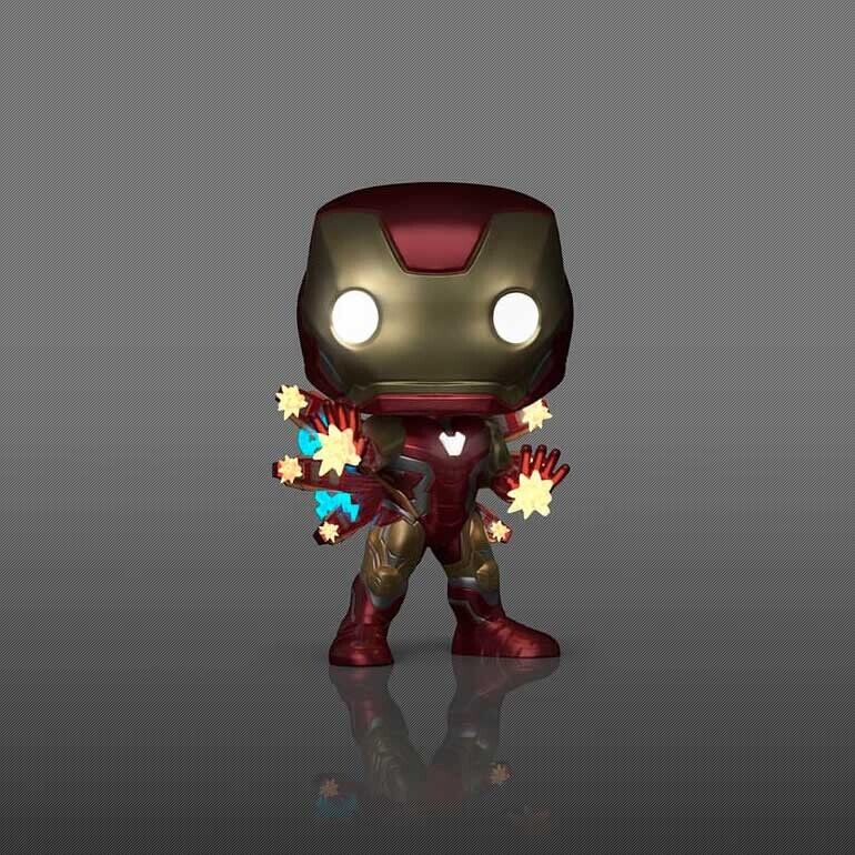Funko Pop Marvel Avengers Endgame Iron Man Special Edition & Glows in the Dark #1555