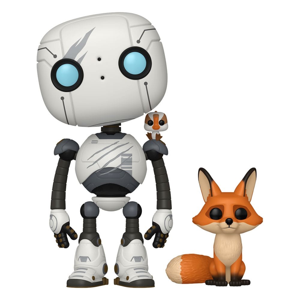 Funko Pop The Wild Robot Roz With Brightbill & Fink #1794 1