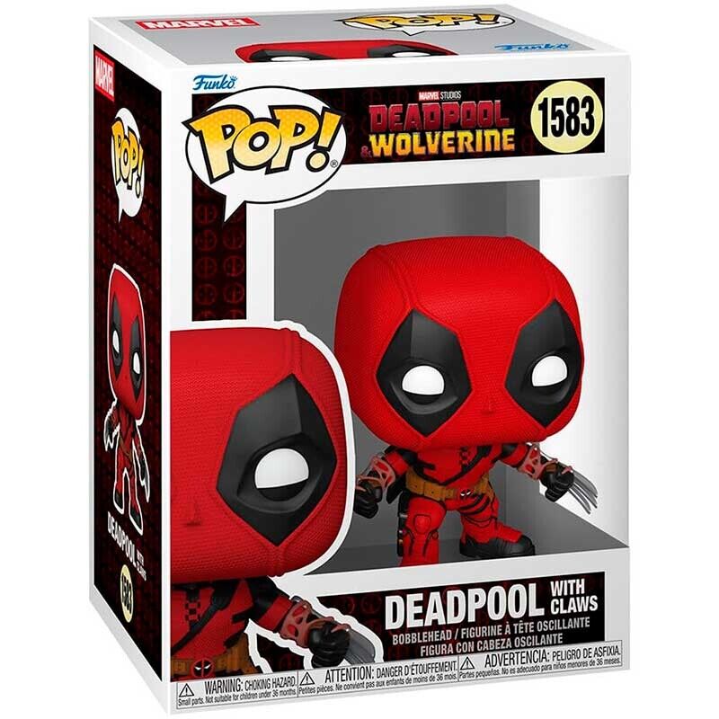 Funko Pop Marvel Deadpool & Wolverine Deadpool with Claws #1583