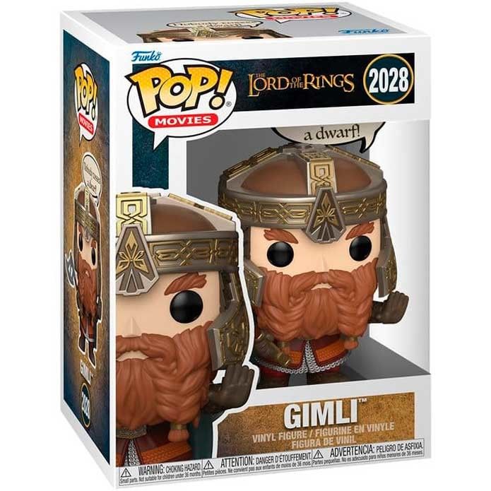 Funko Pop Lord of the Rings Gimli (Nobody Tosses a Dwarf) #2028