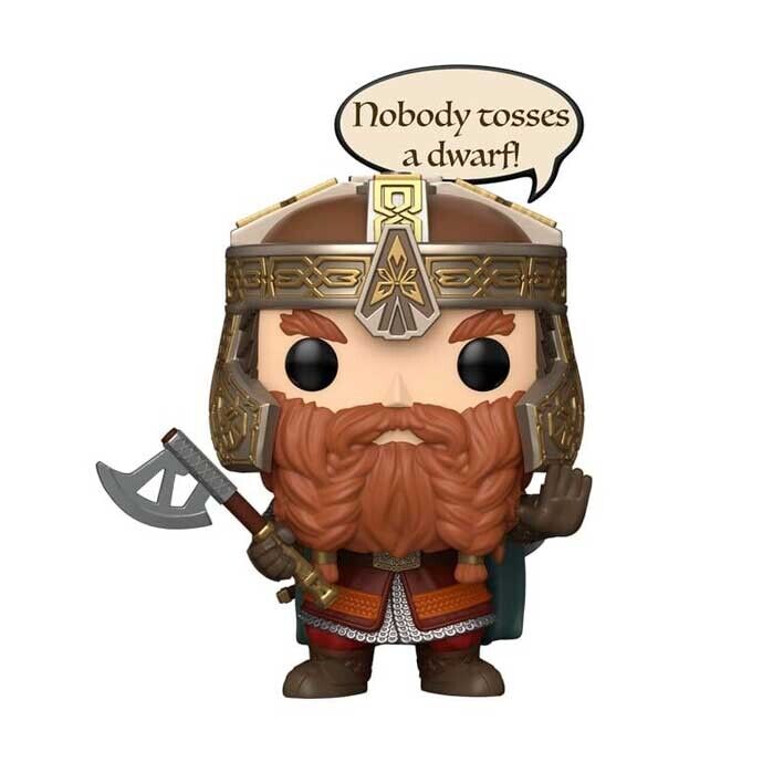 Funko Pop Lord of the Rings Gimli (Nobody Tosses a Dwarf) #2028