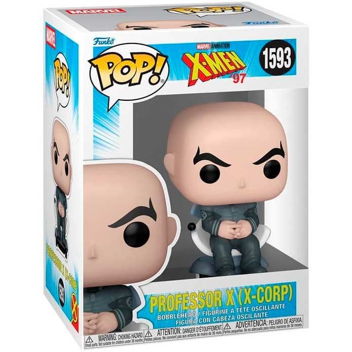 Funko Pop Marvel X-Men Professor X (X-Corp) #1593 (caixa com dano)