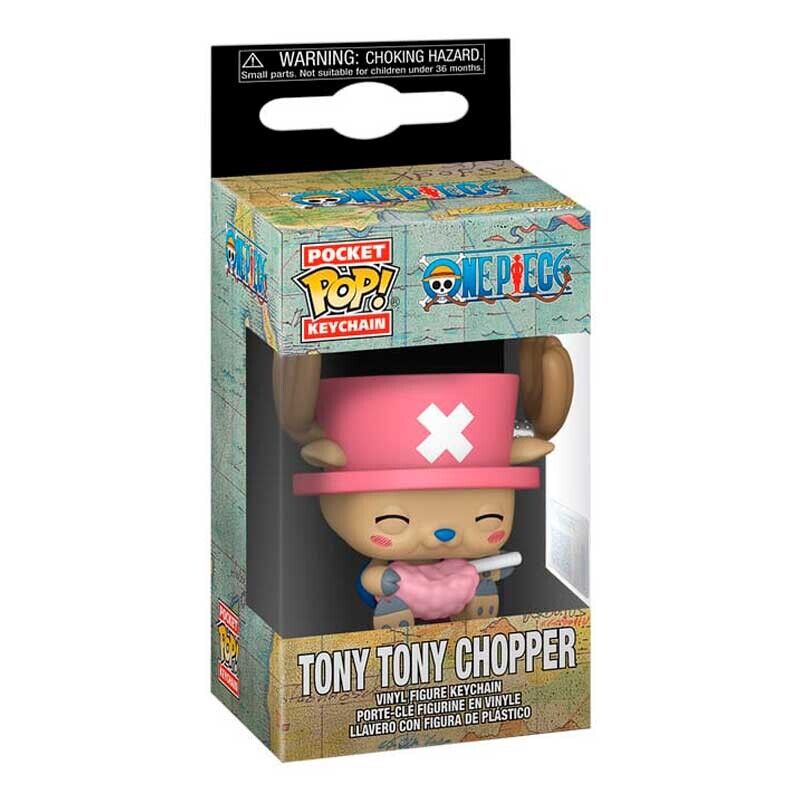 Funko Pocket Pop Keychain One Piece Chopper with Cotton Candy