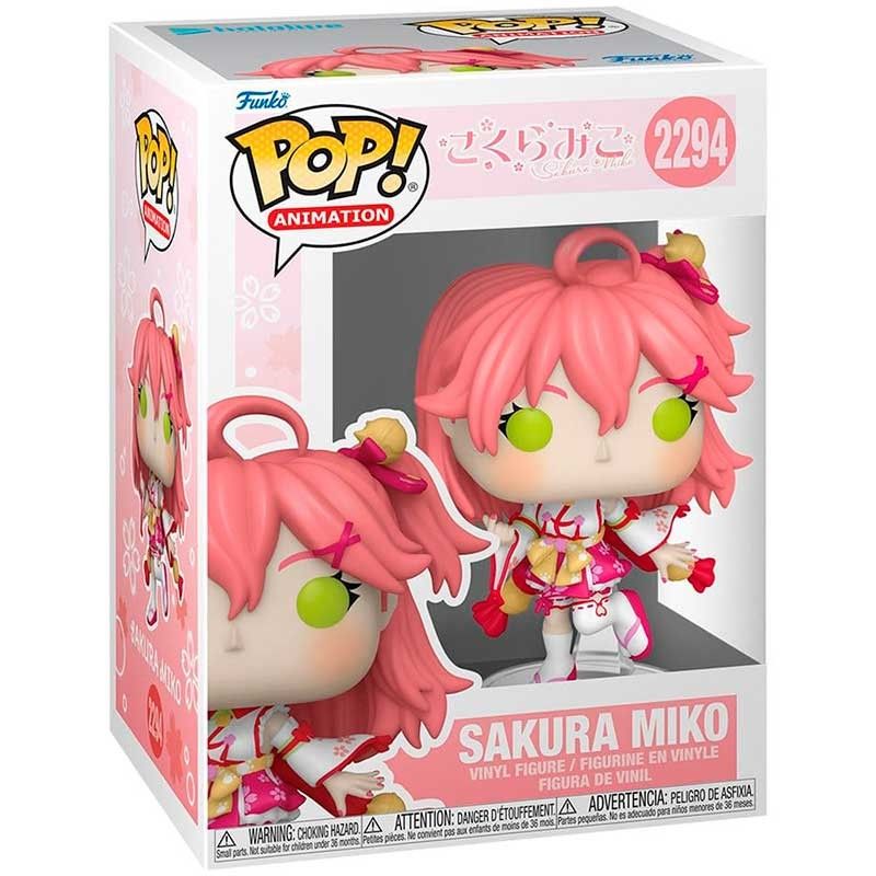 Funko Pop Hololive Sakura Miko #2294 (caixa com dano)